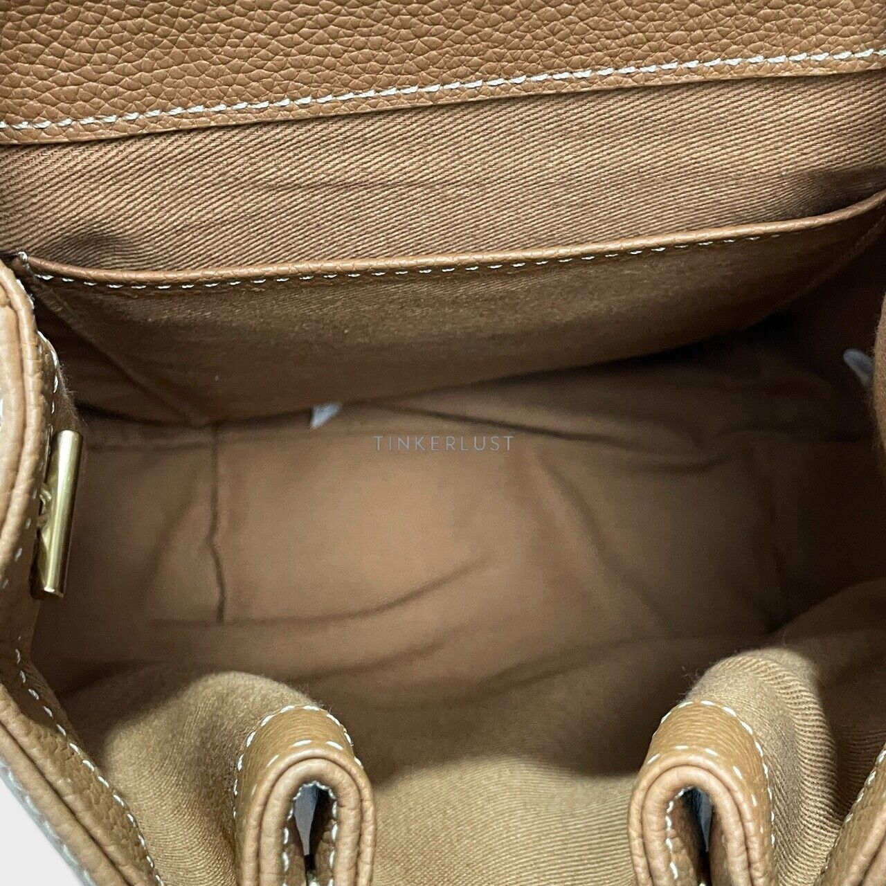 POLENE Numero Un Mini Duo Camel Sling Bag