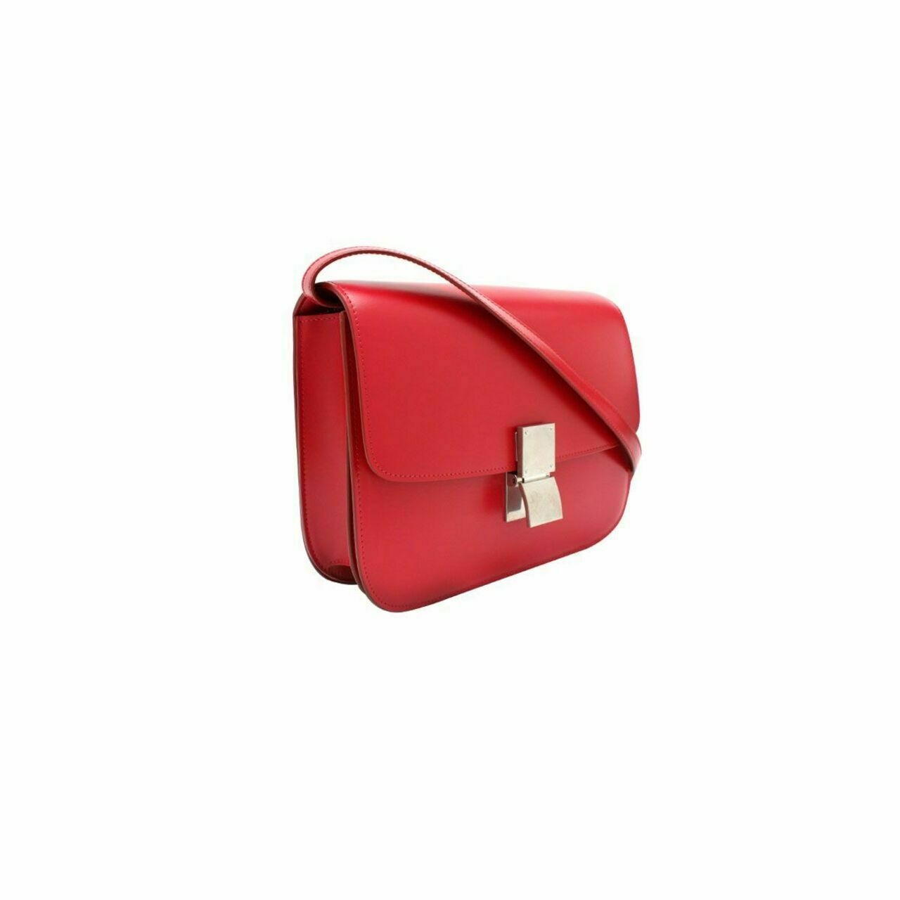 Medium Classic Box Bag Red