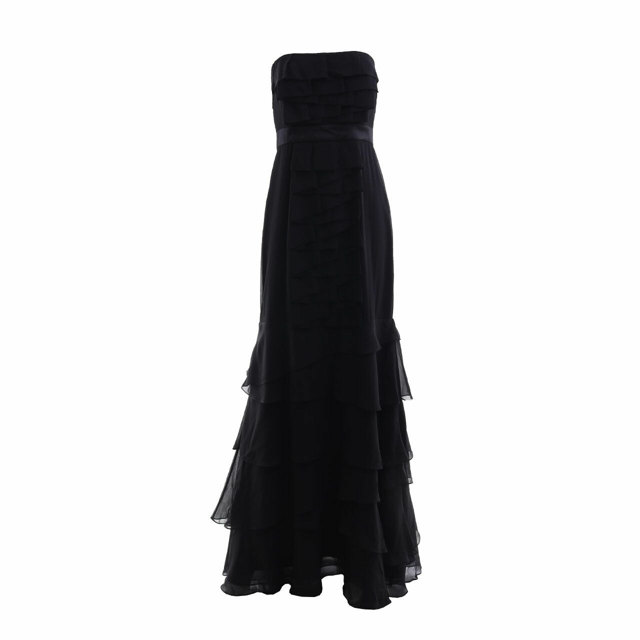 BCBG Max Azria Black Tube Long Dress