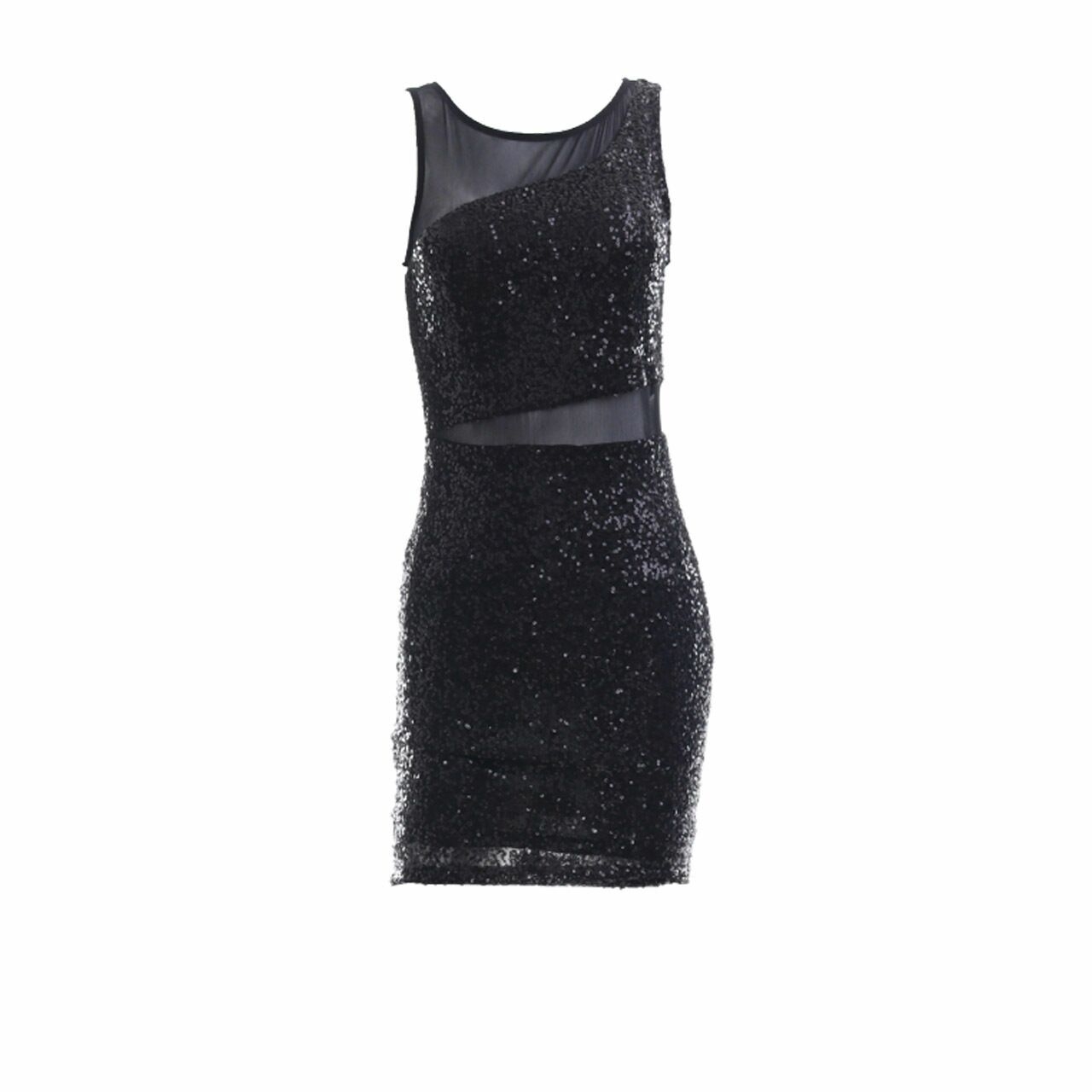 Forever 21 Black Sequin Mini Dress