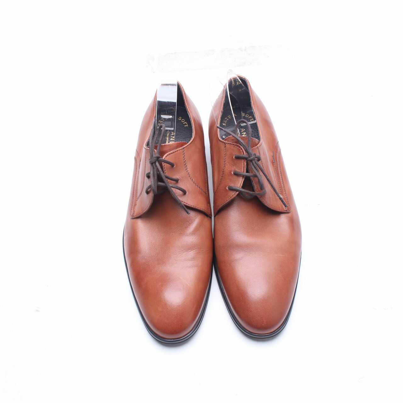 Private Collection Brown Genuine Leather Oxfords