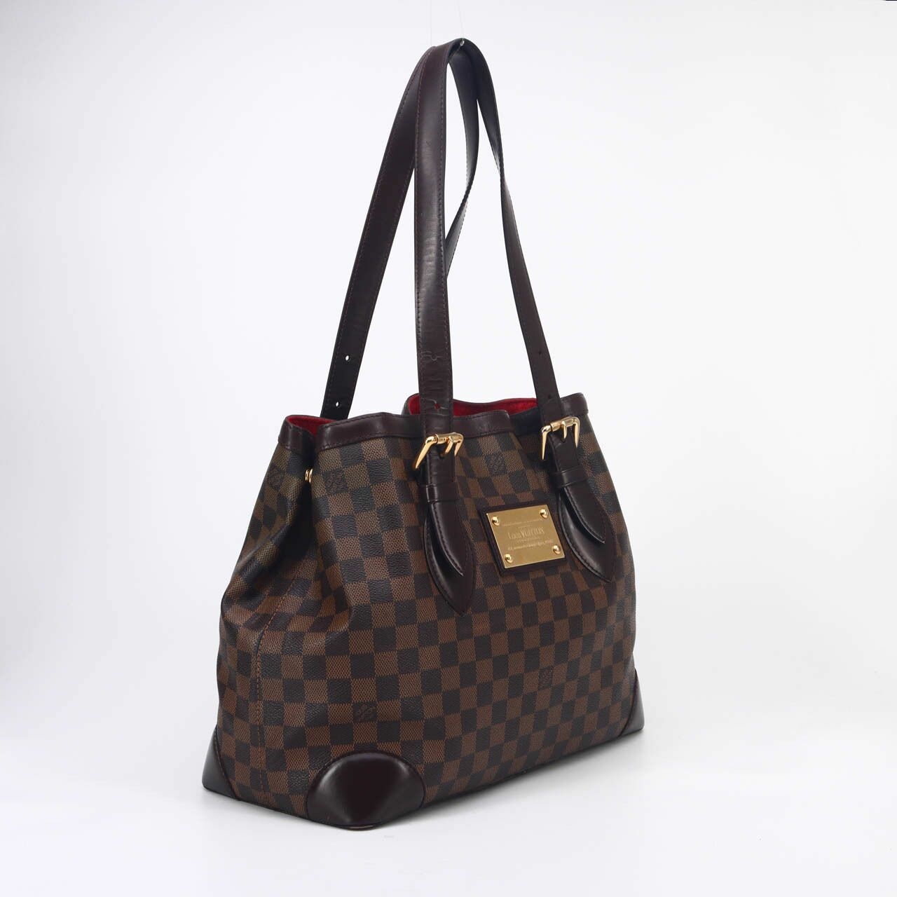 Louis Vuitton Damier Ebene Hampstead MM Tote Bag