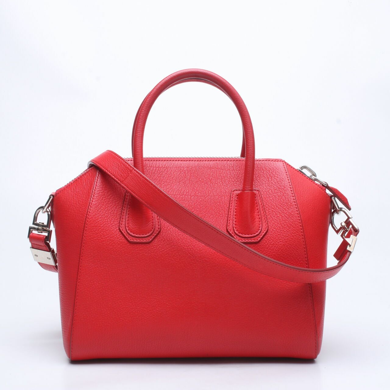 Givenchy Antigona Small Red Satchel Bag