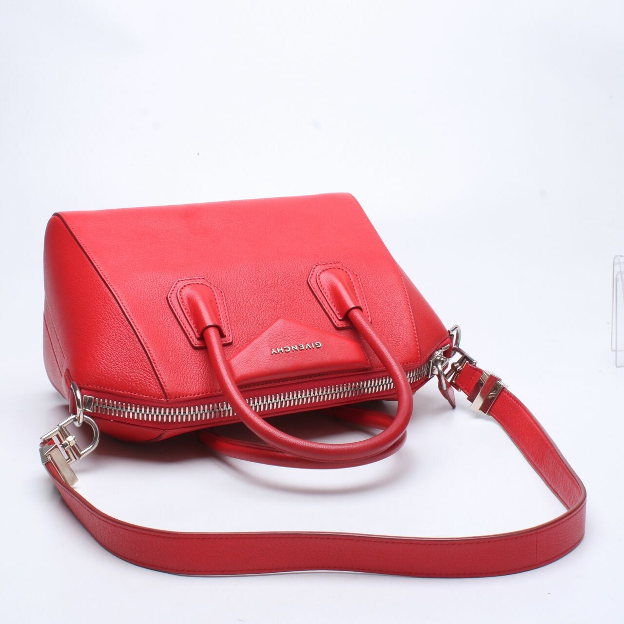 Givenchy Antigona Small Red Satchel Bag