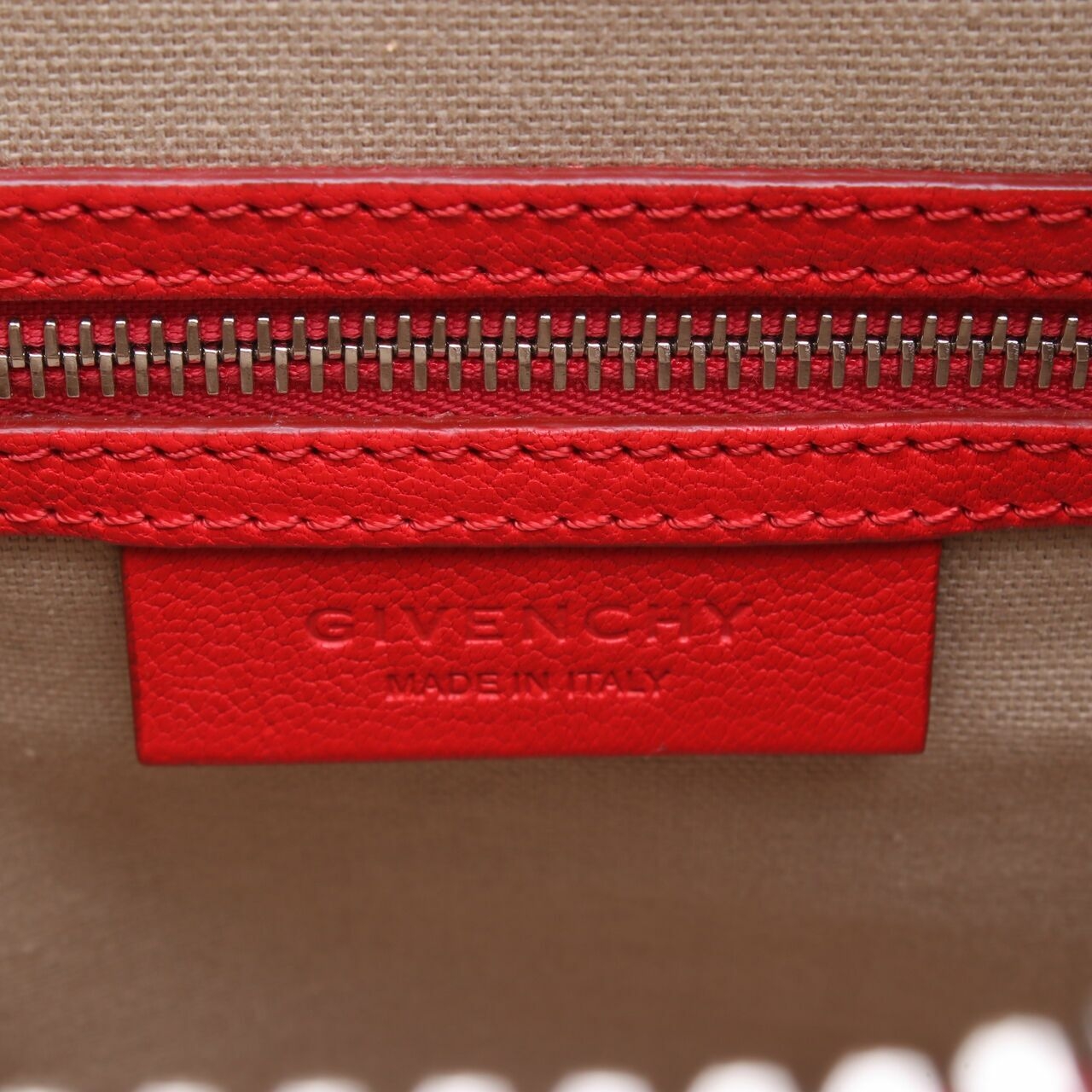 Givenchy Antigona Small Red Satchel Bag