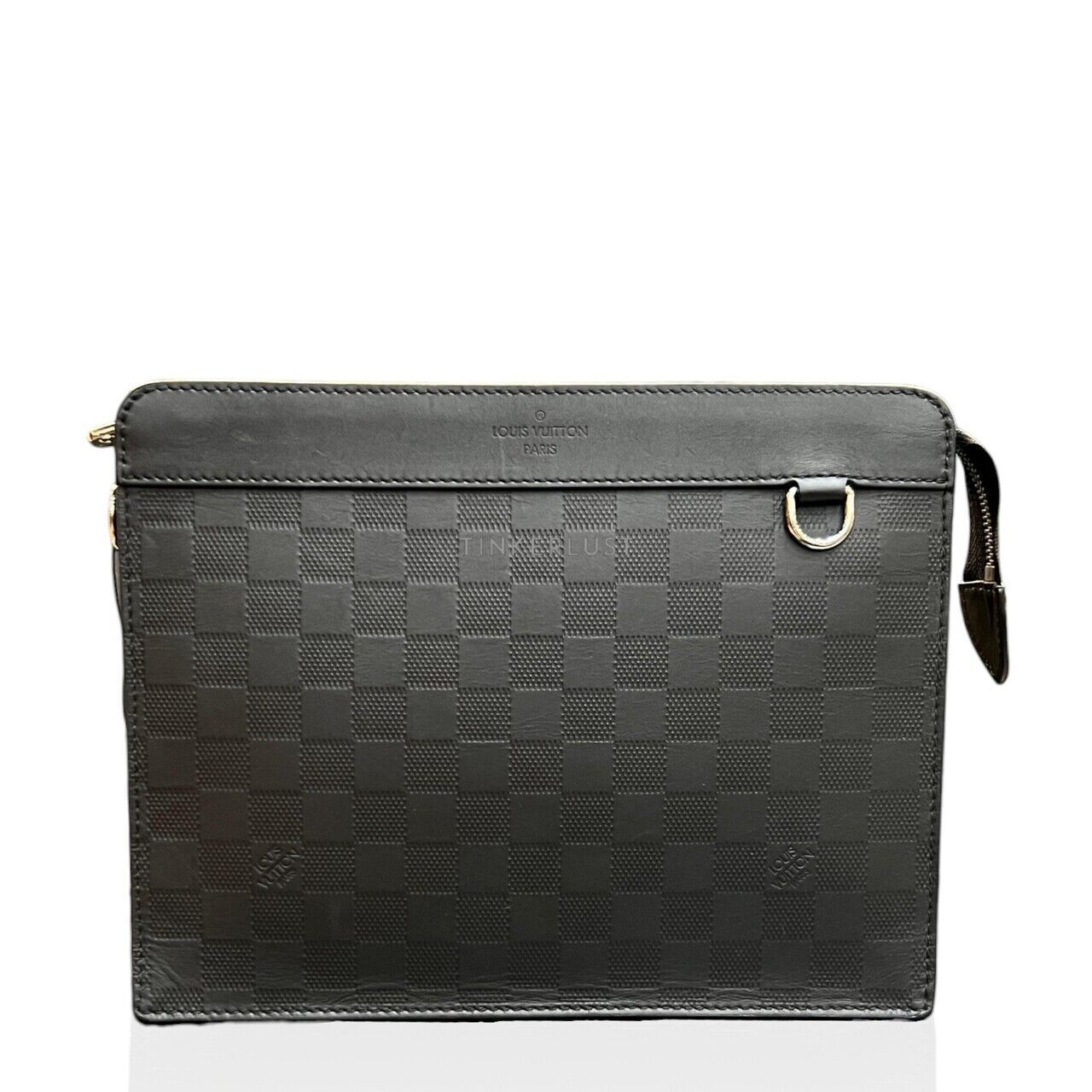 Louis Vuitton Infini Standing Black Pochette Clutch