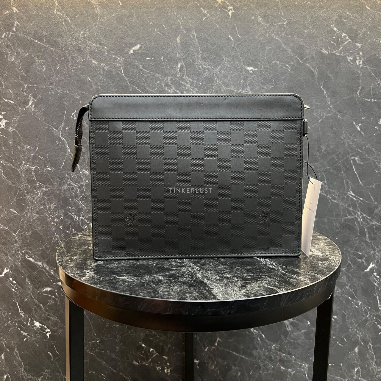 Louis Vuitton Infini Standing Black Pochette Clutch