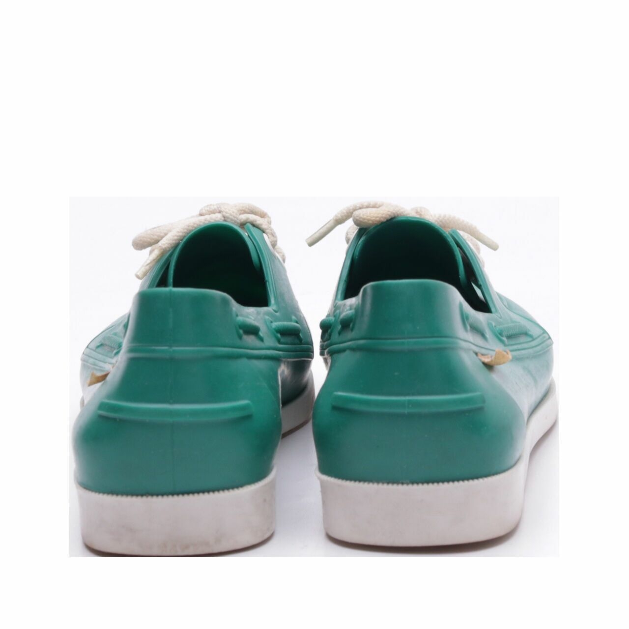 Melissa Green & White Sneakers