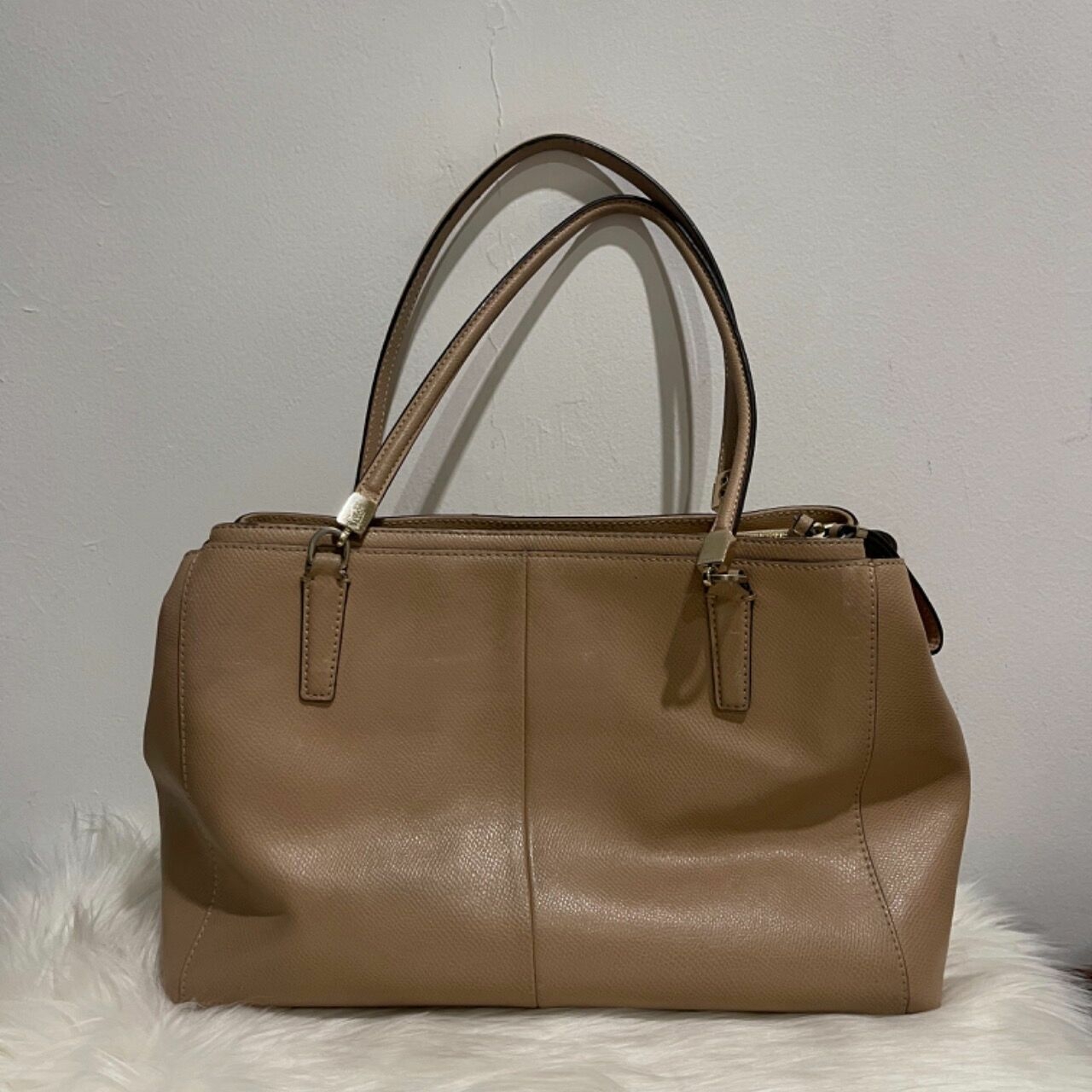 Coach Beige Shoulder Bag