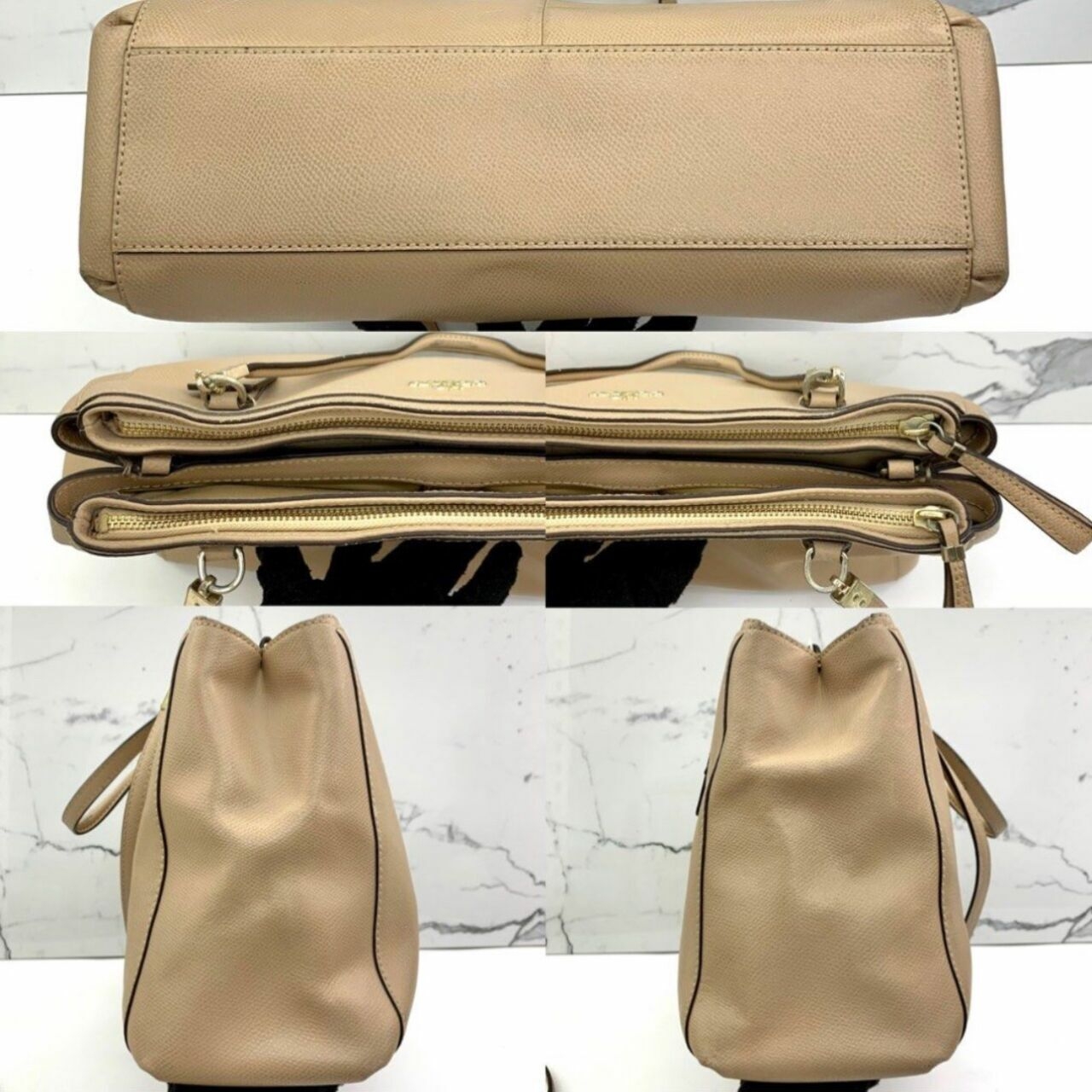 Coach Beige Shoulder Bag