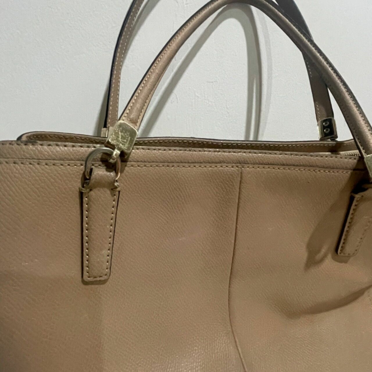 Coach Beige Shoulder Bag