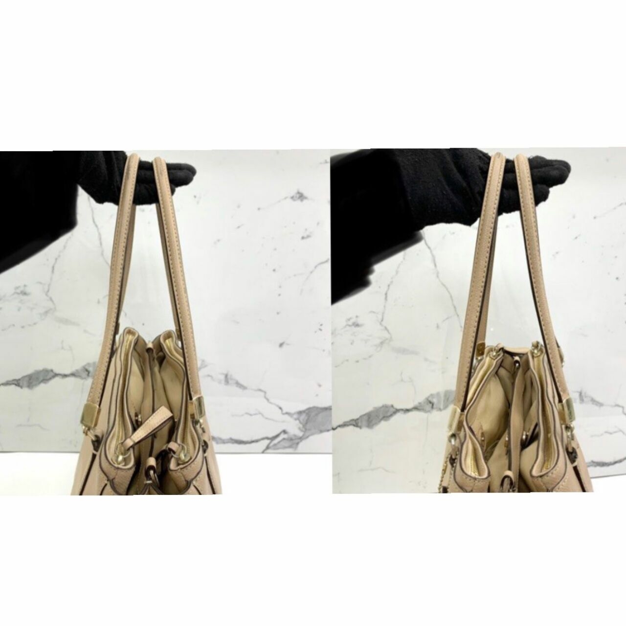 Coach Beige Shoulder Bag