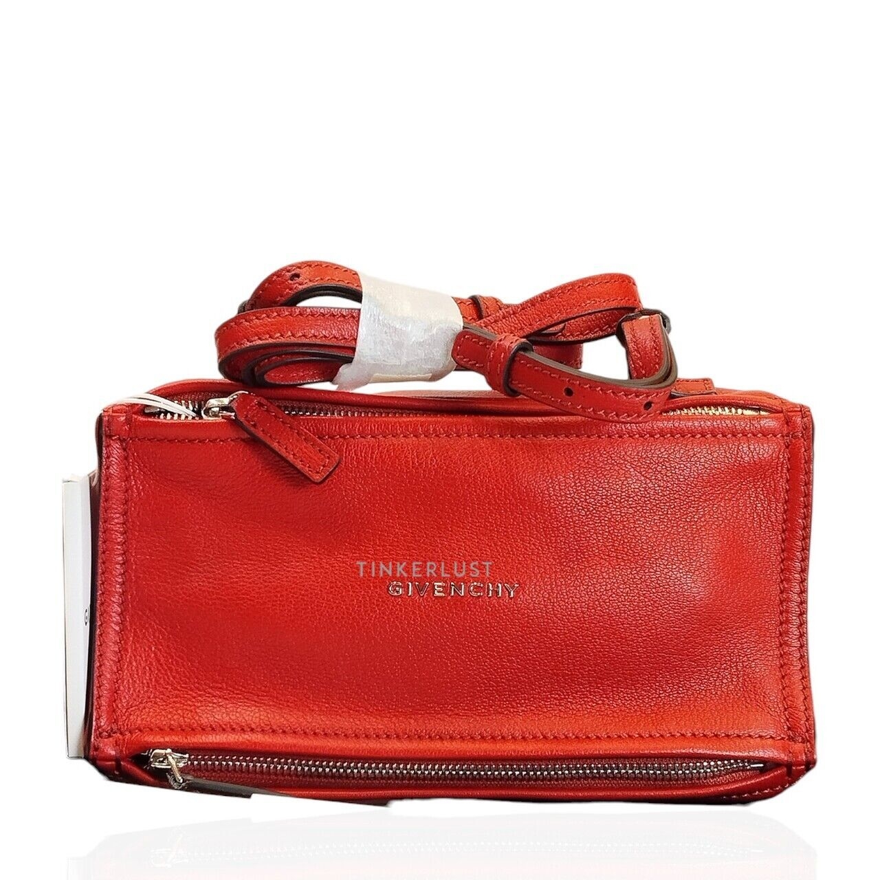 Givenchy Pandora Mini Red Leather Sling Bag