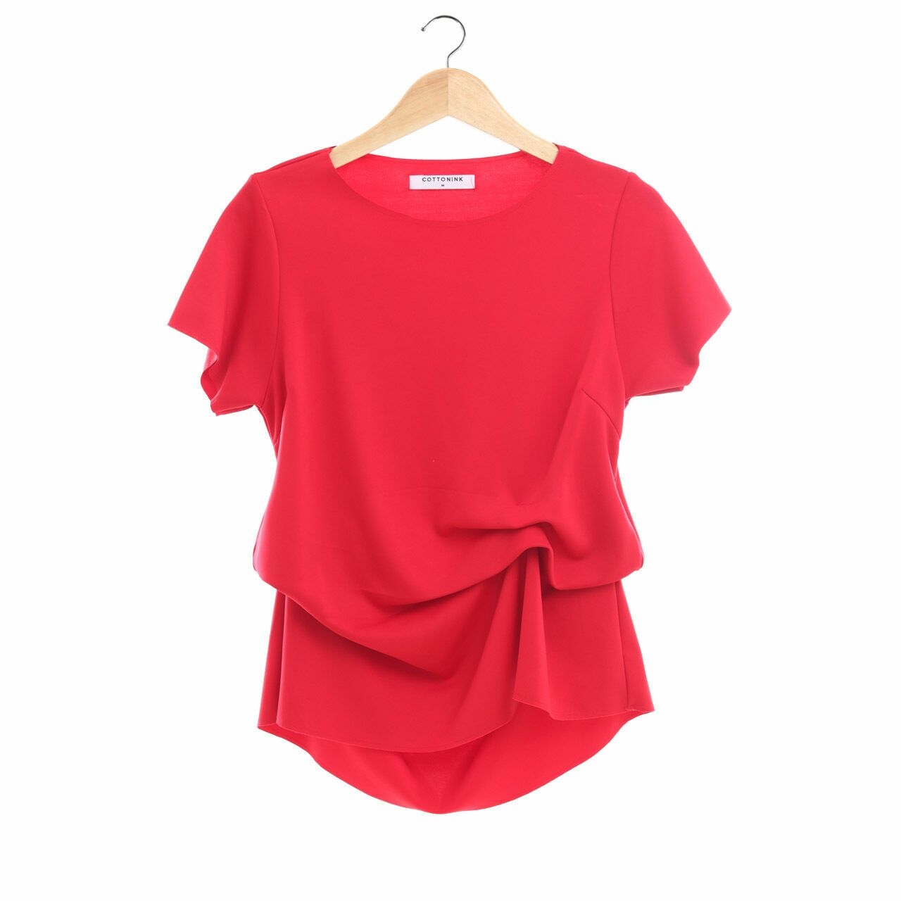 Cotton Ink Red Blouse