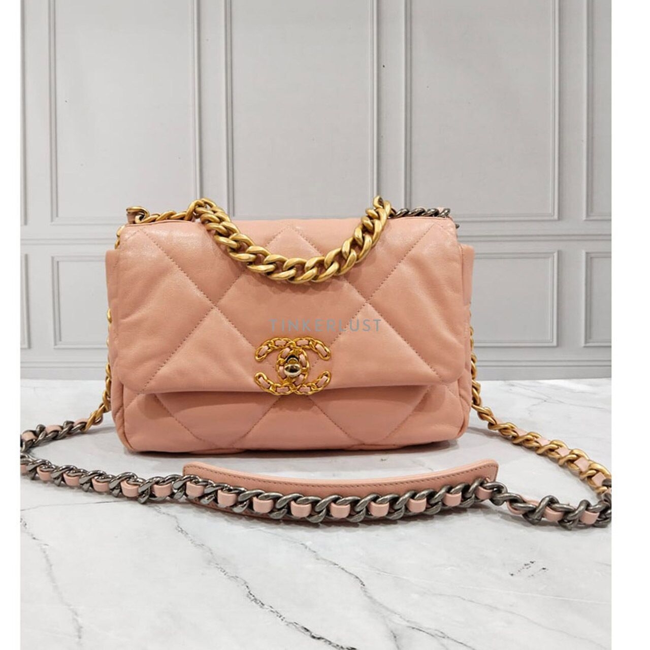 Chanel C19 Small Blush Pink #29 Shoulder Bag