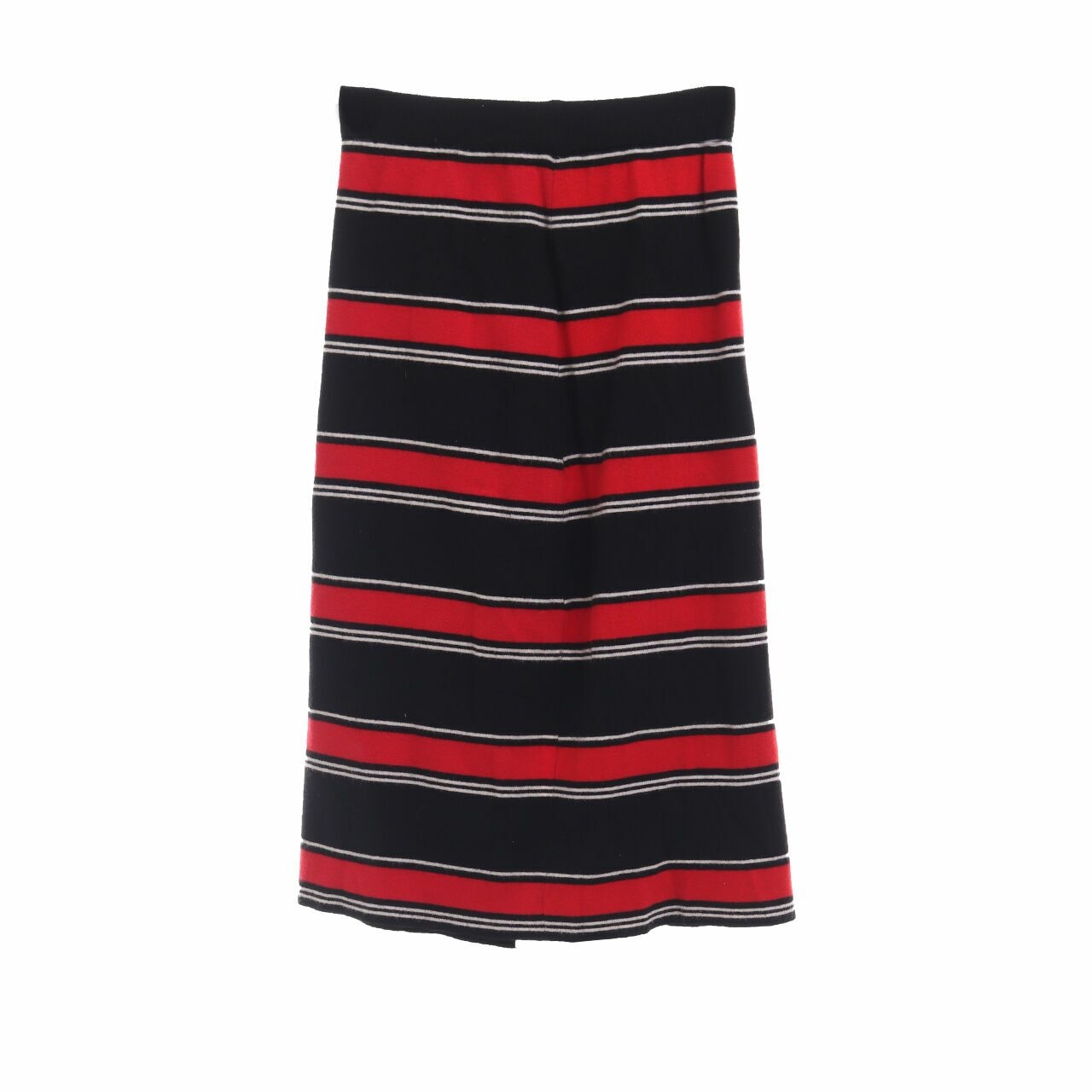 Private Collection Black/Red Stripes Mini Skirt