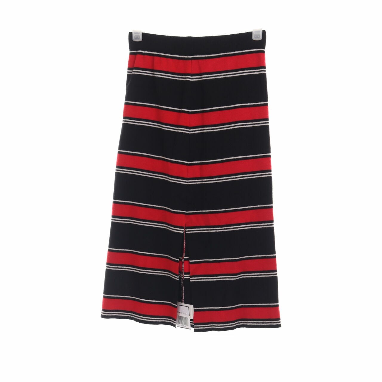 Private Collection Black/Red Stripes Mini Skirt