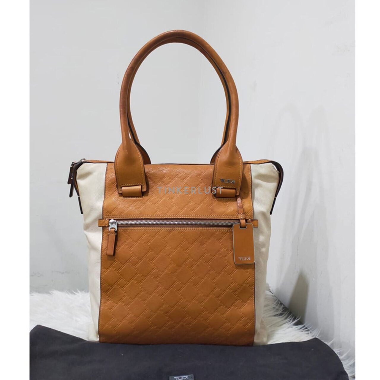 Tumi Ticon Magazine Brown Tote Bag