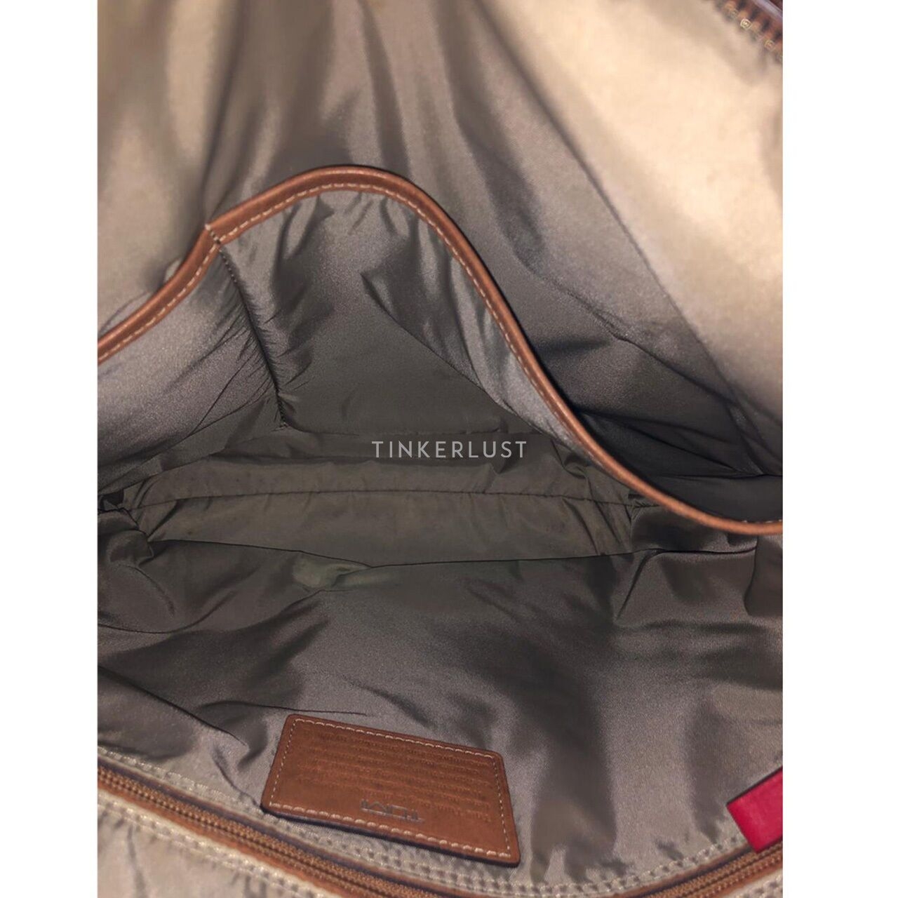 Tumi Ticon Magazine Brown Tote Bag