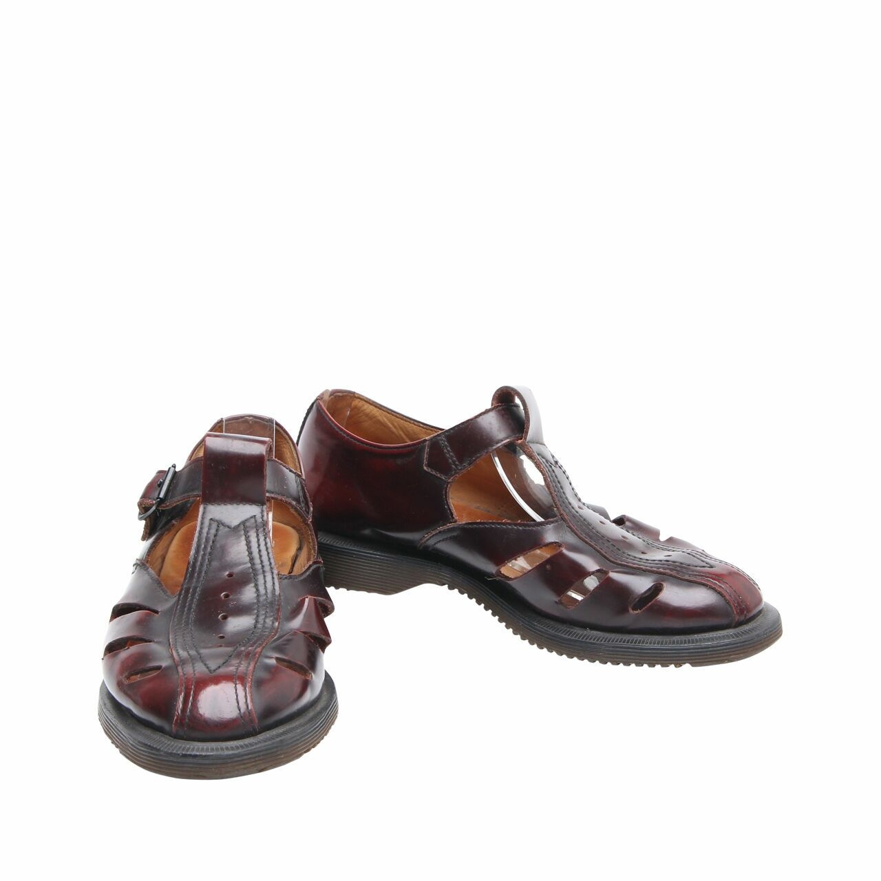 DRMARTENS Maroon Flats