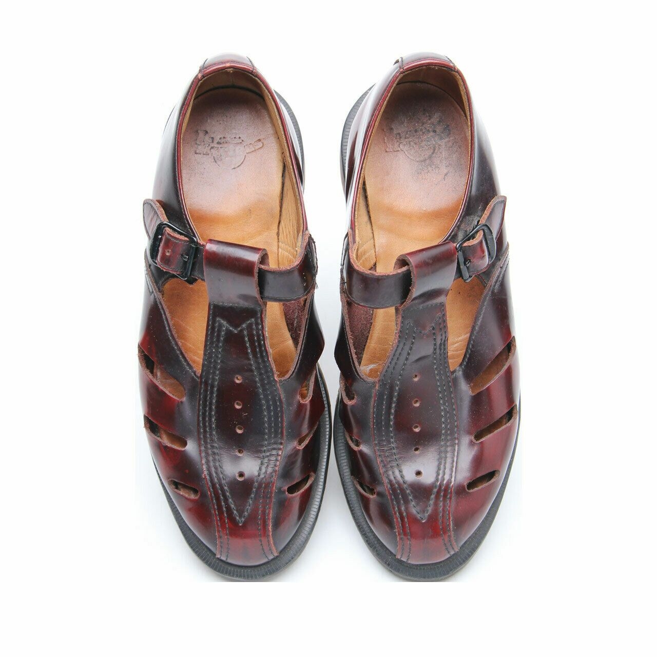 DRMARTENS Maroon Flats