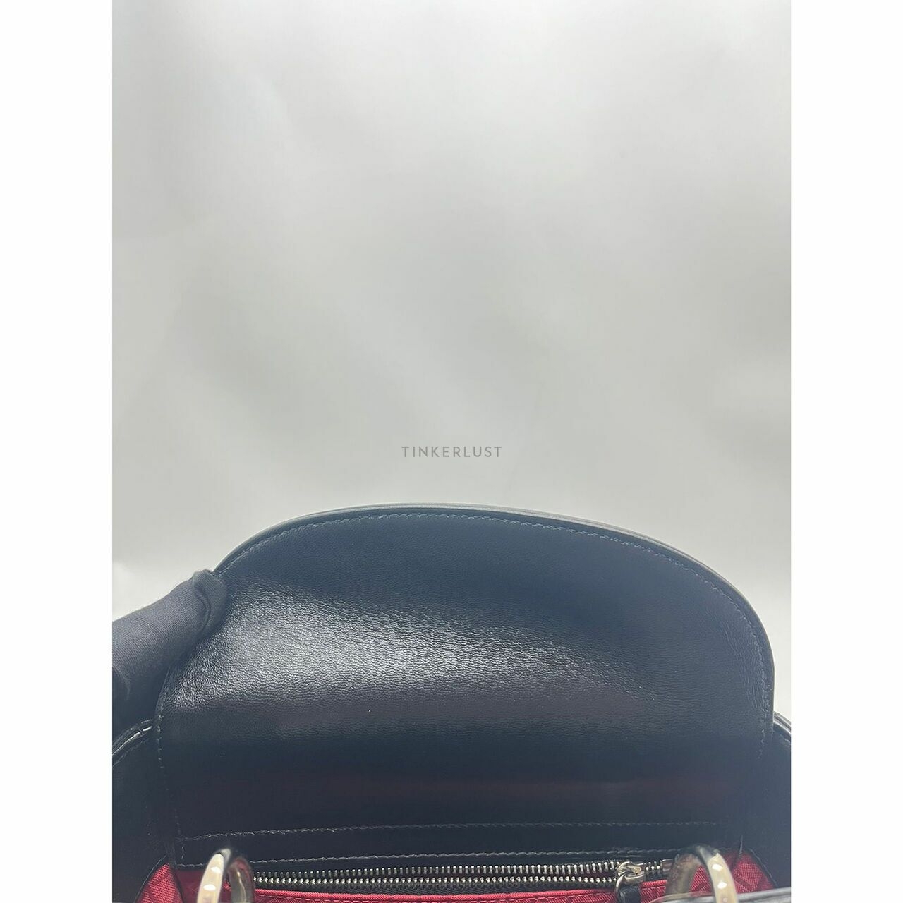 Christian Lady Dior Small Black Lambskin 2017 SHW Satchel