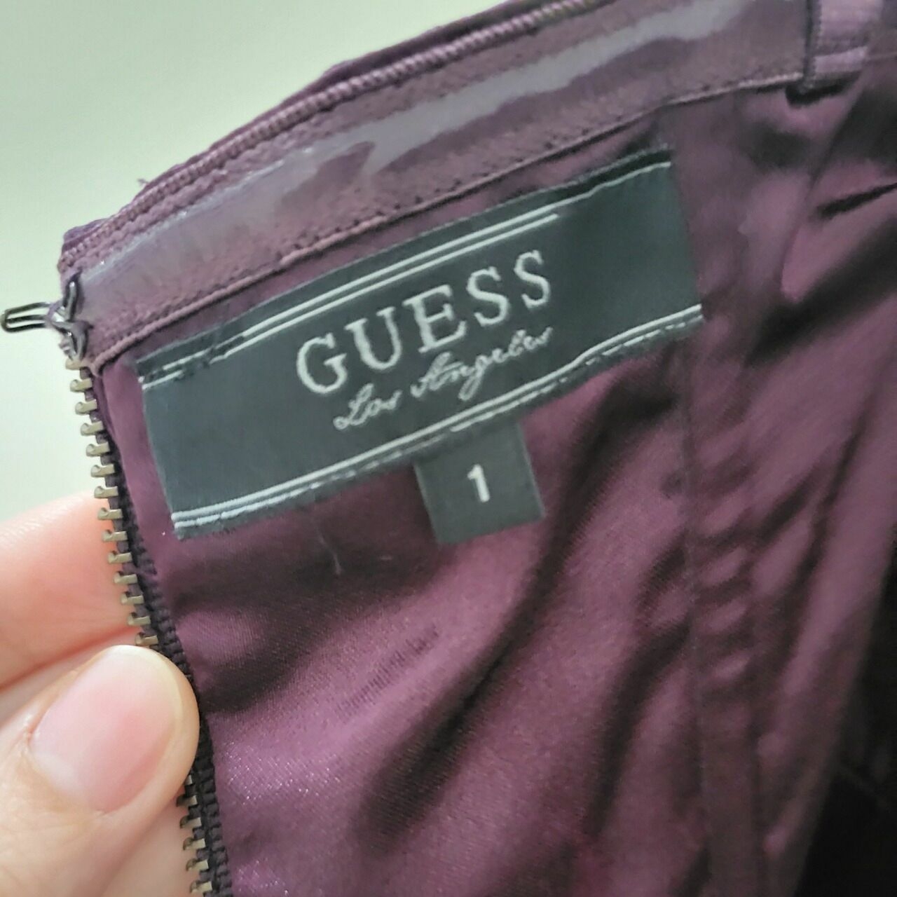 Guess Purple Mini Dress