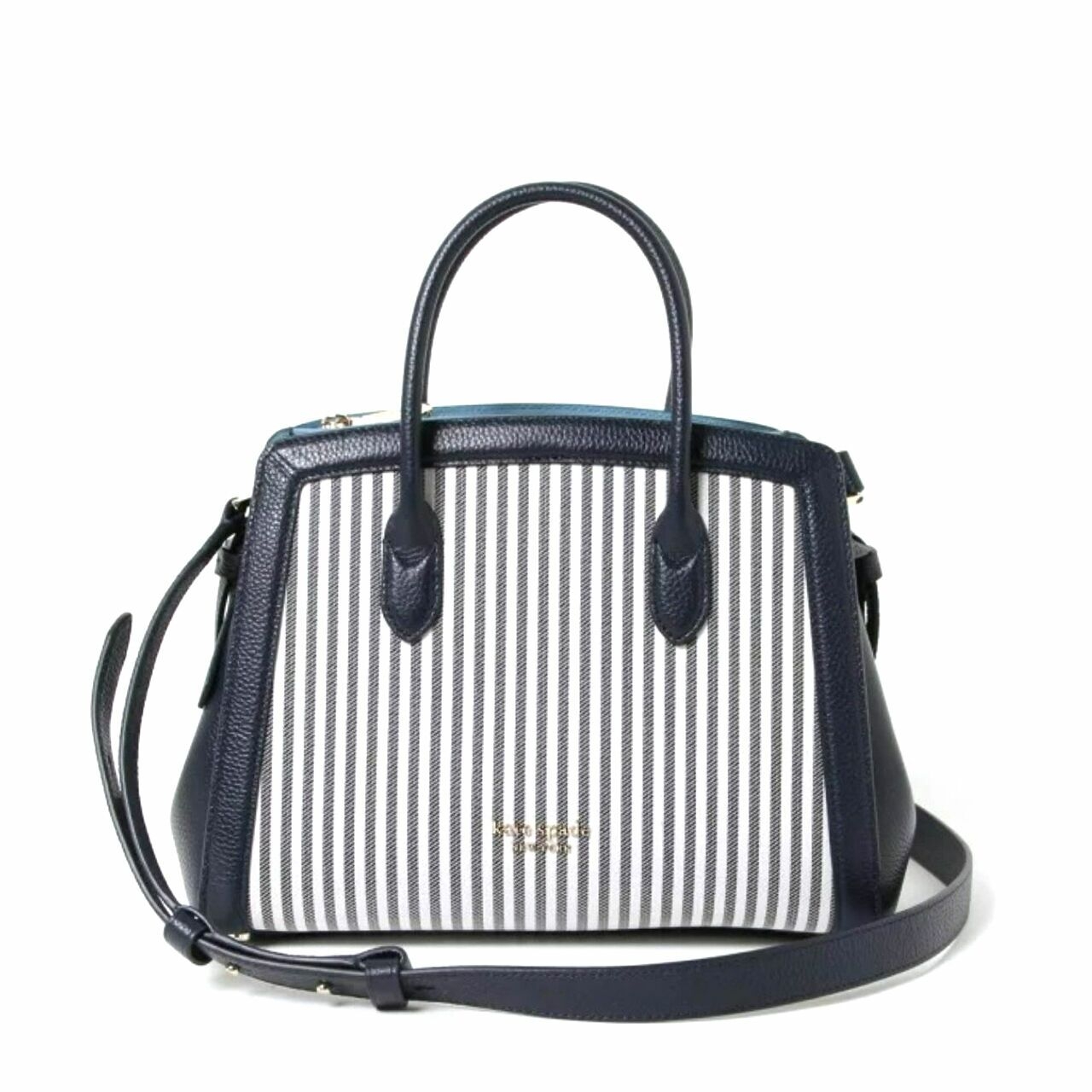 Kate Spade Knott Stripe Medium Satchel