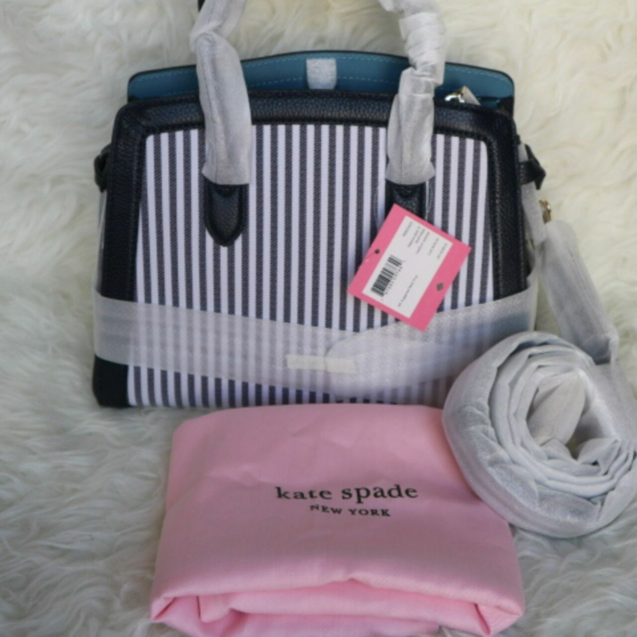 Kate Spade Knott Stripe Medium Satchel