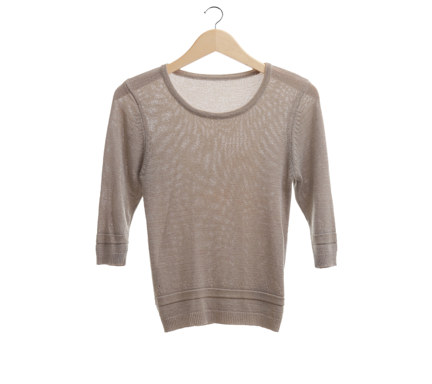 Private Collection Beige Knit Blouse