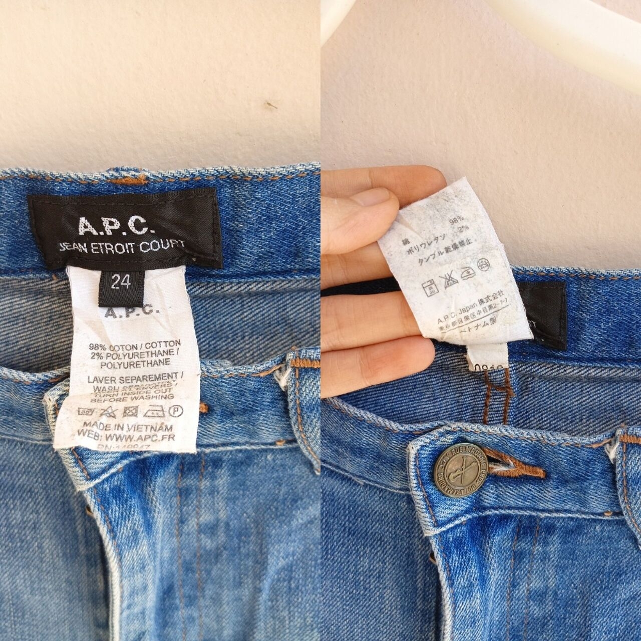 A.p.c Blue Celana Panjang