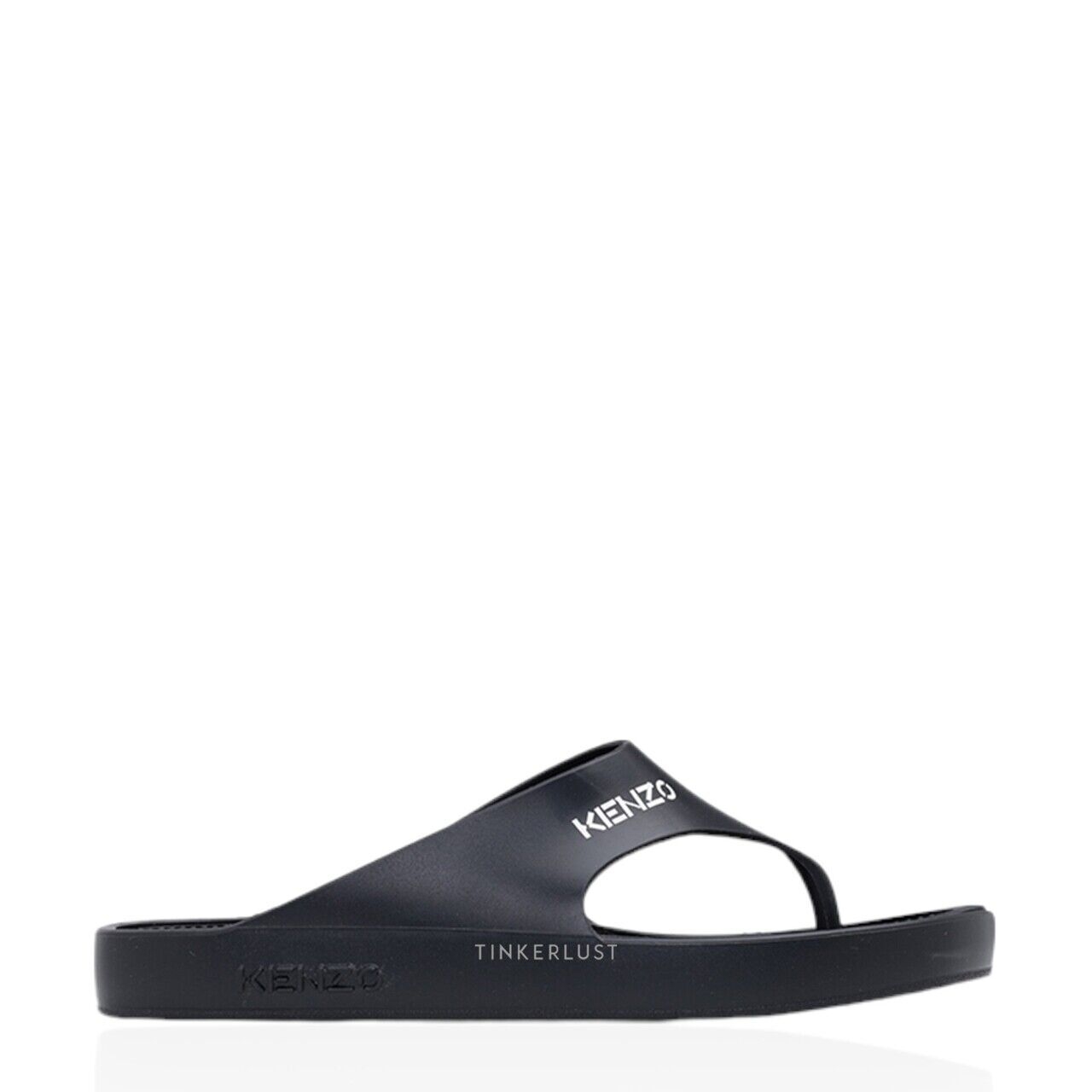 Kenzo Women K-Beach Thong Sandals in Black