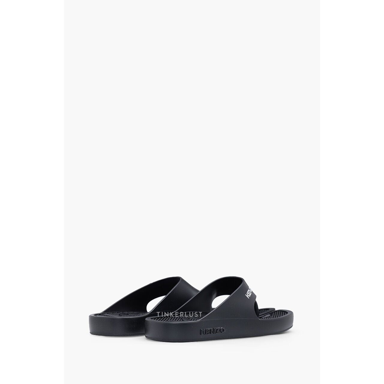 Kenzo Women K-Beach Thong Sandals in Black