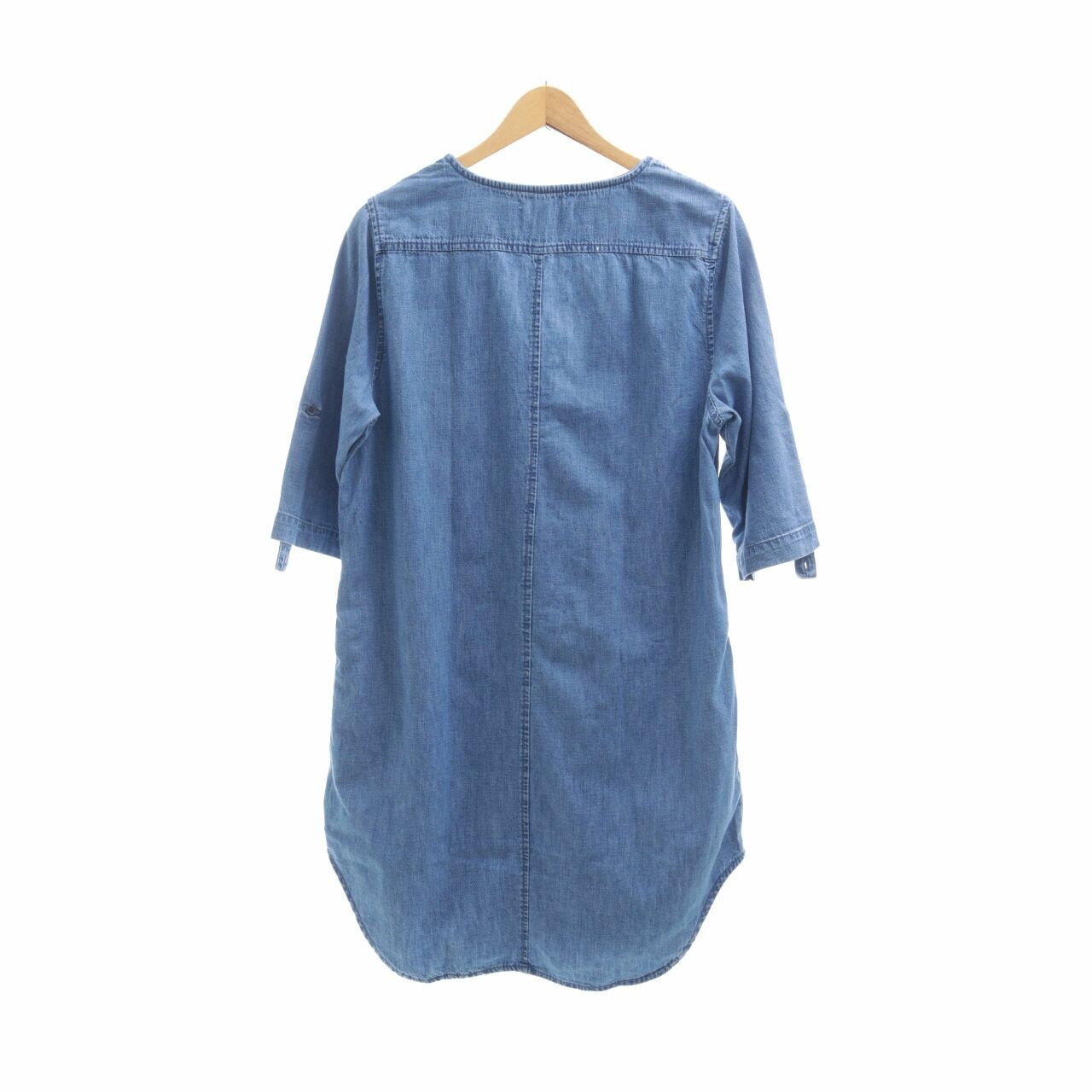 Mango Blue Denim Blouse