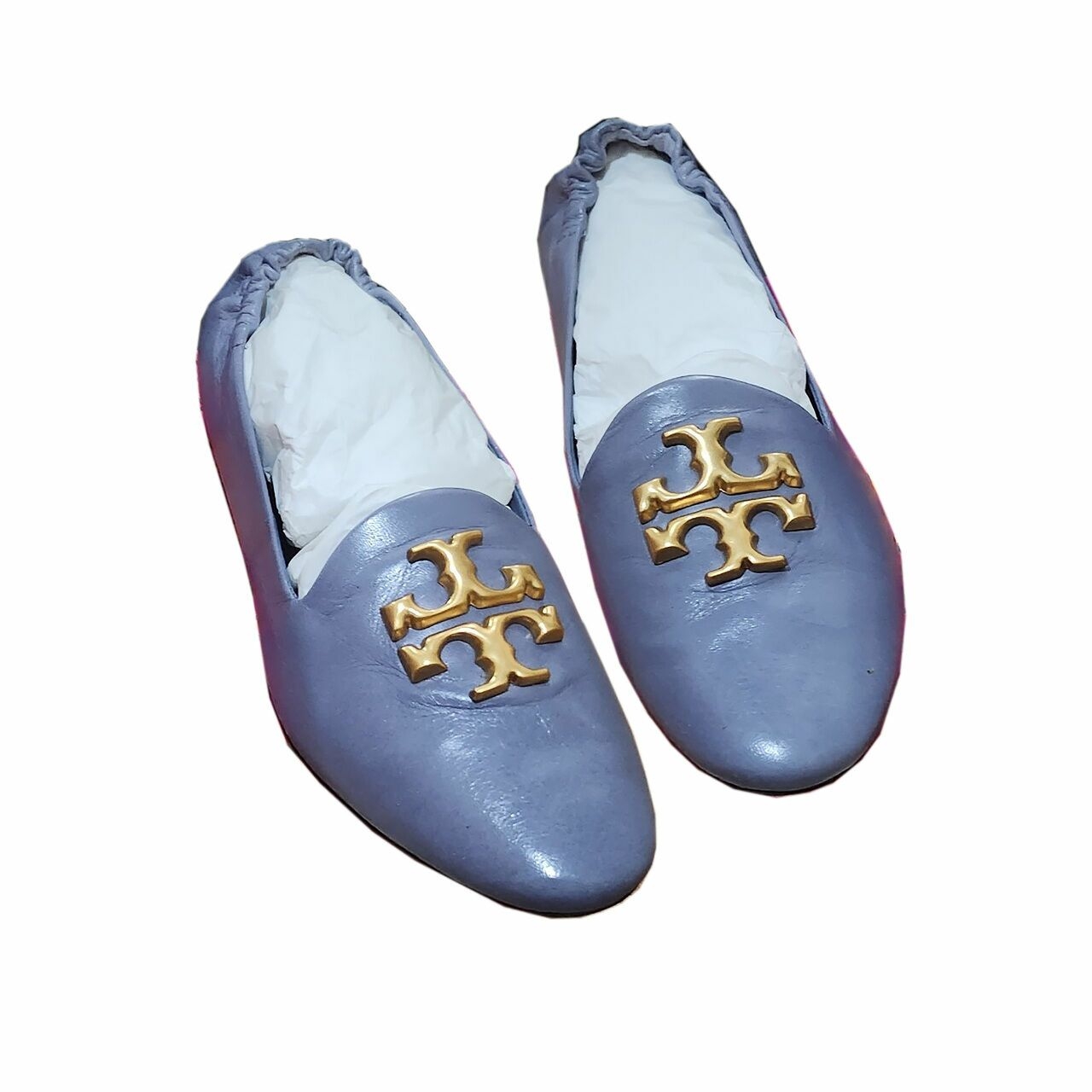 Tory Burch Blue Eleanor Loafer Flats