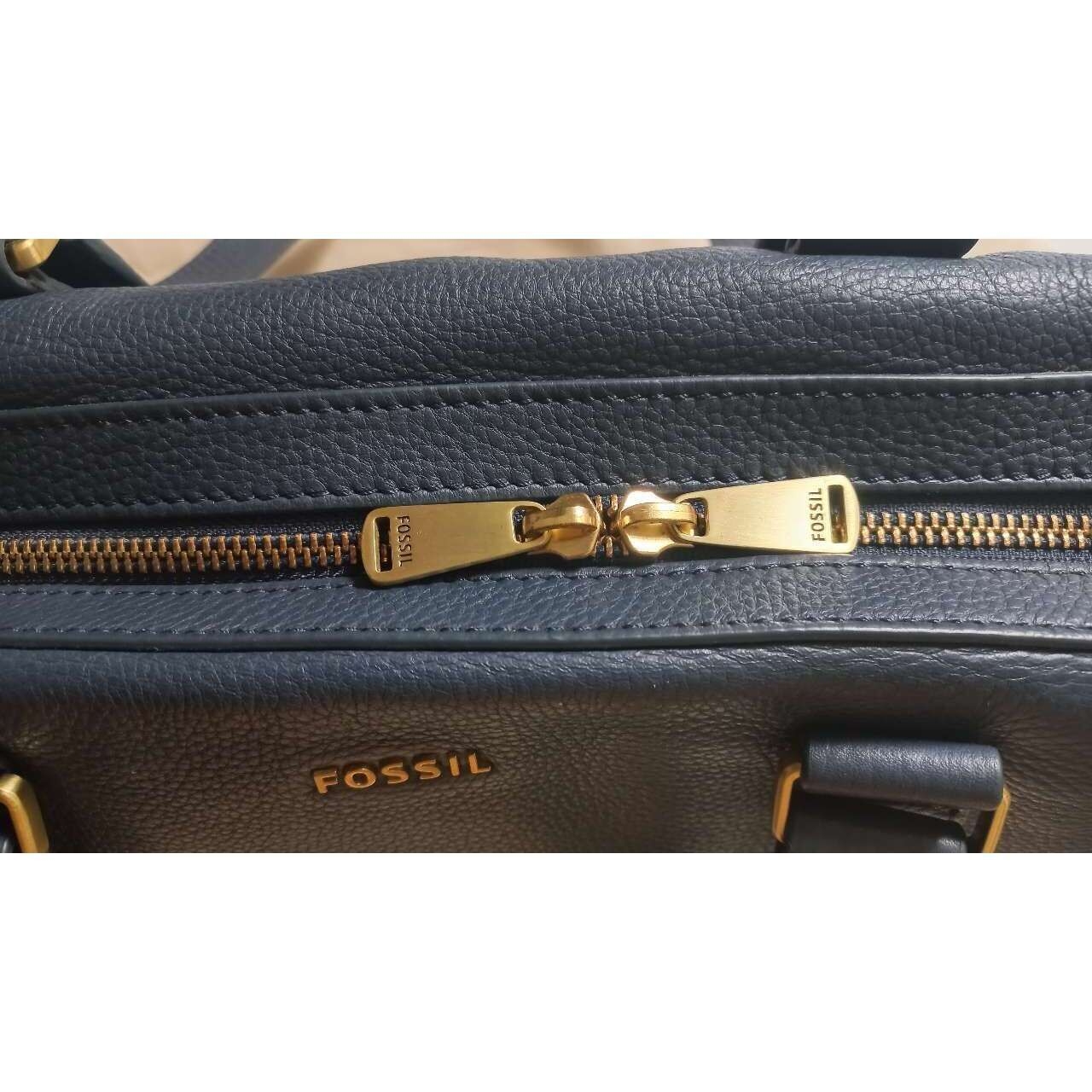 Fossil Blue Satchel