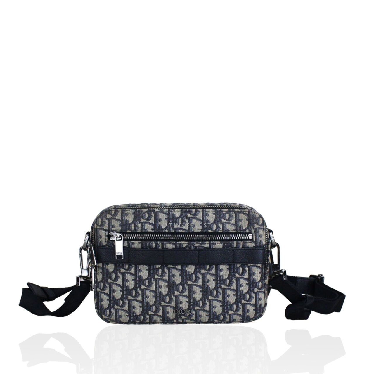 Christian Dior Oblique Jacquard Safari Sling Bag