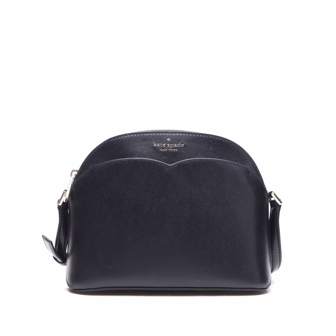 Kate Spade Payton Dome Black Crossbody Bag