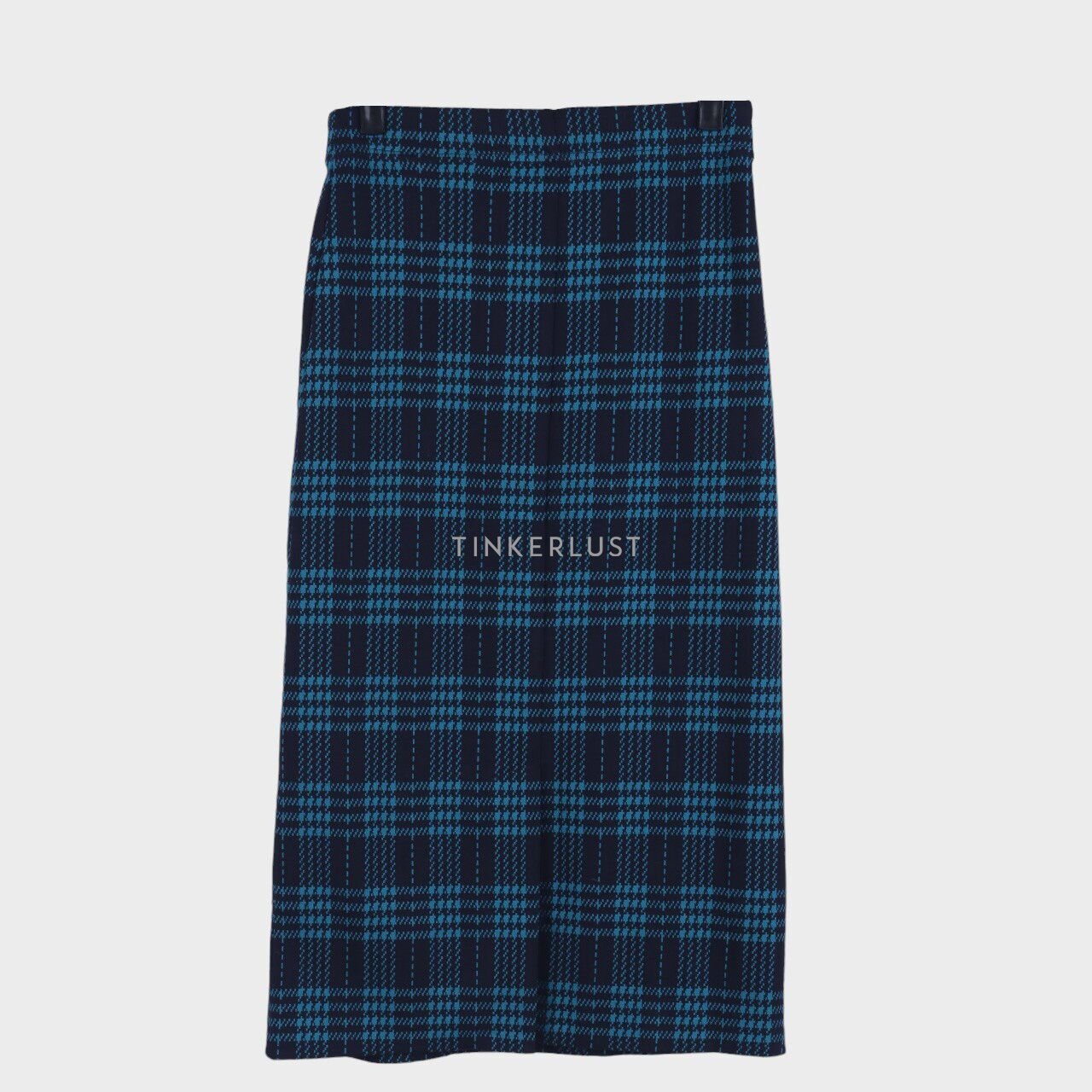 H&M Blue & Black Midi Skirt