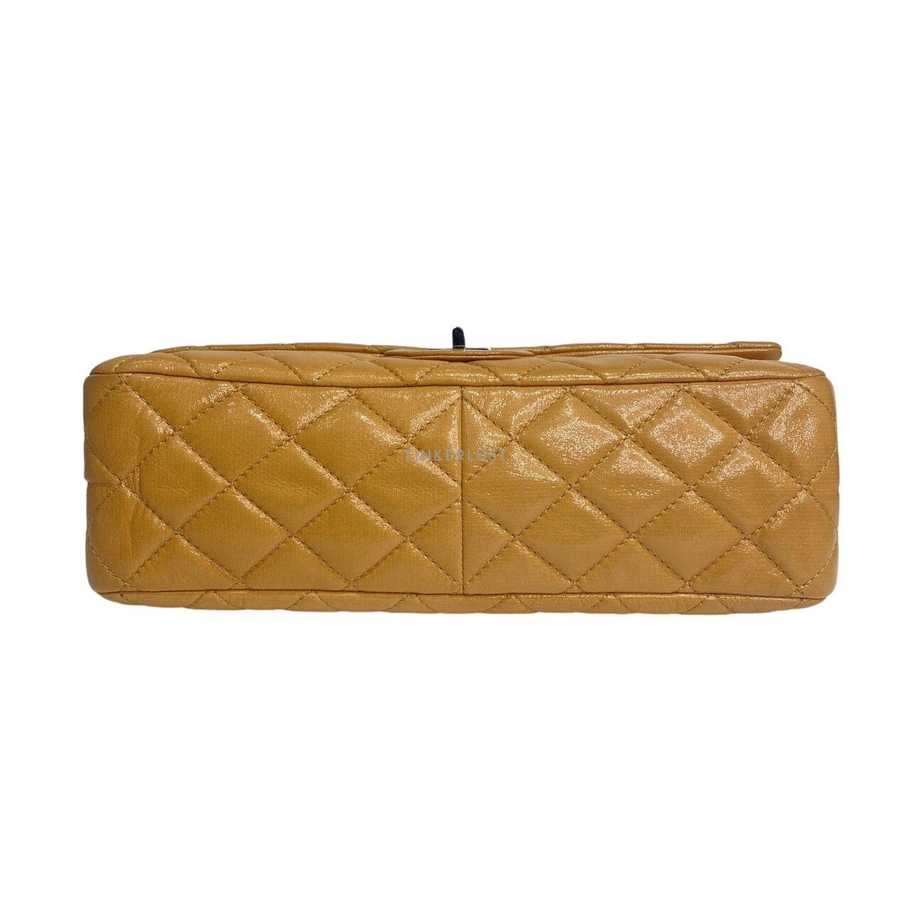 Chanel Reissue Classic Quilted Leather Double Flap In Beige SHW #12 Shoulder Bag