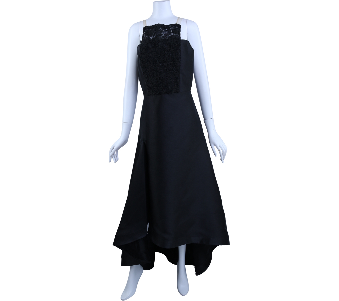 Itsdita Black Lace Long Dress