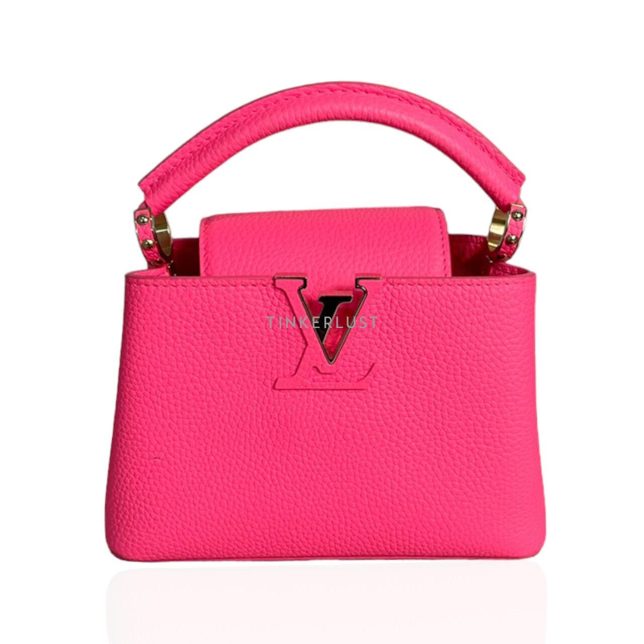 Louis Vuitton Capucines Mini Top-Handle Pink Taurillon Satchel