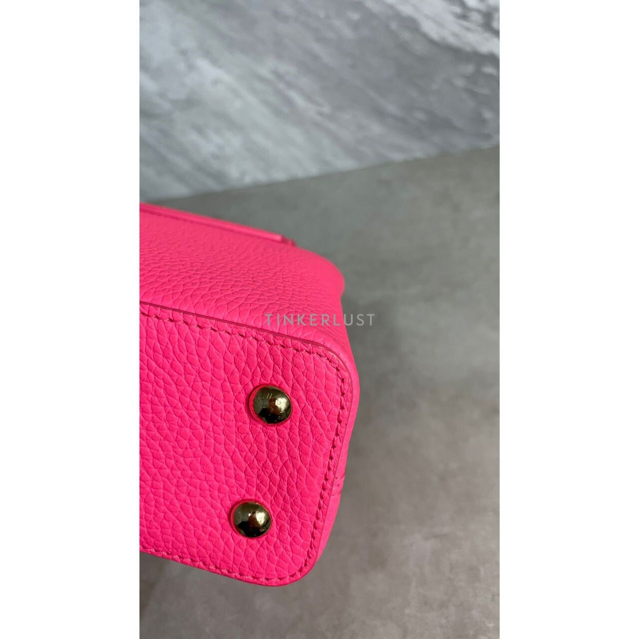 Louis Vuitton Capucines Mini Top-Handle Pink Taurillon Satchel