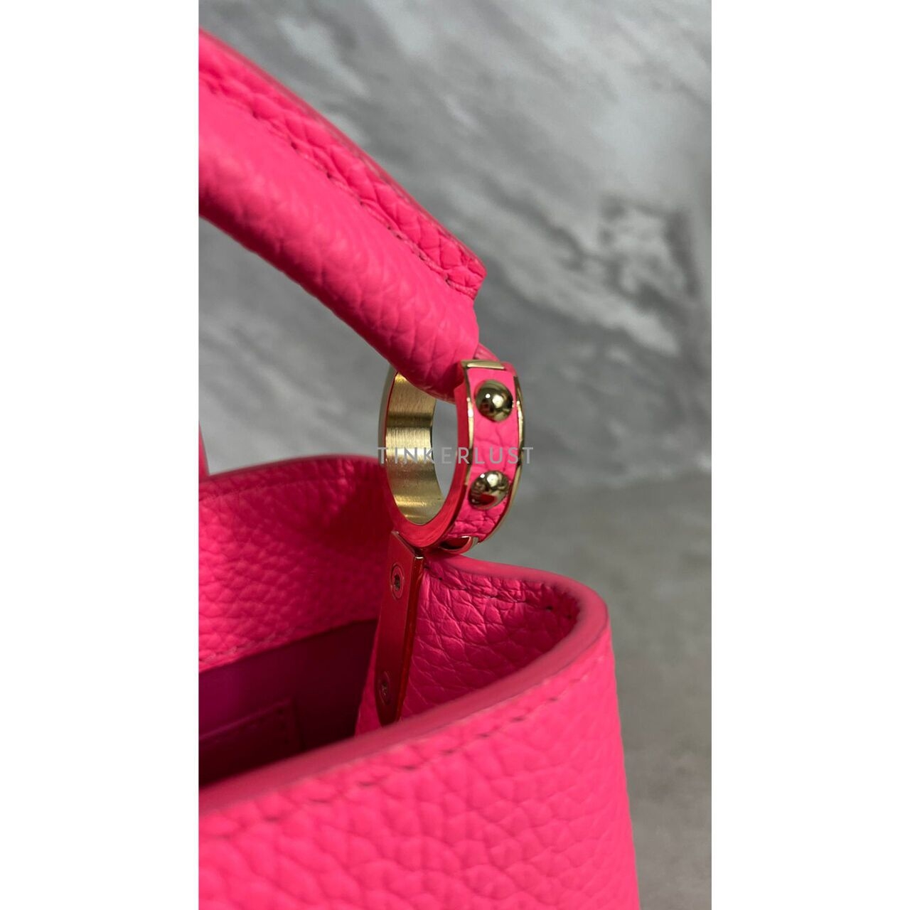 Louis Vuitton Capucines Mini Top-Handle Pink Taurillon Satchel