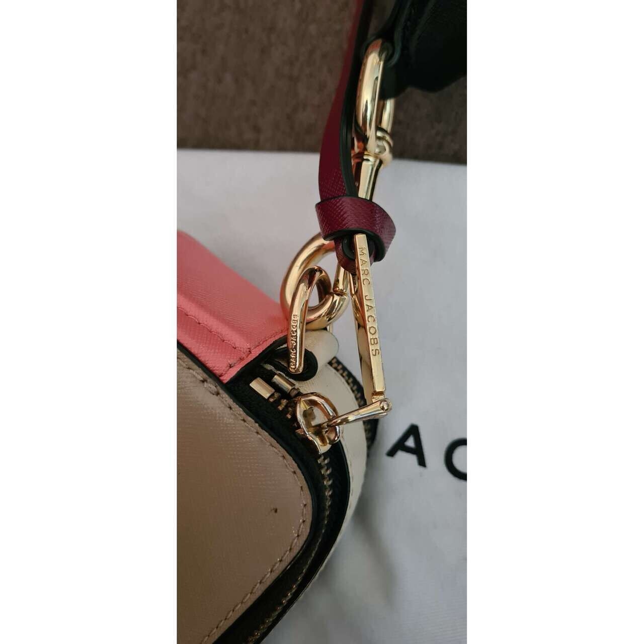 Marc Jacobs Snapshot Beige GHW Sling Bag