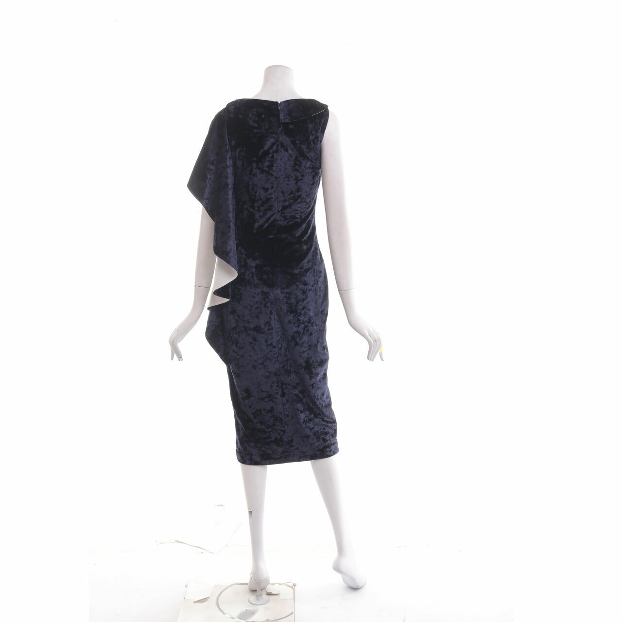 Ciel Dark Blue Velvet Long Dress