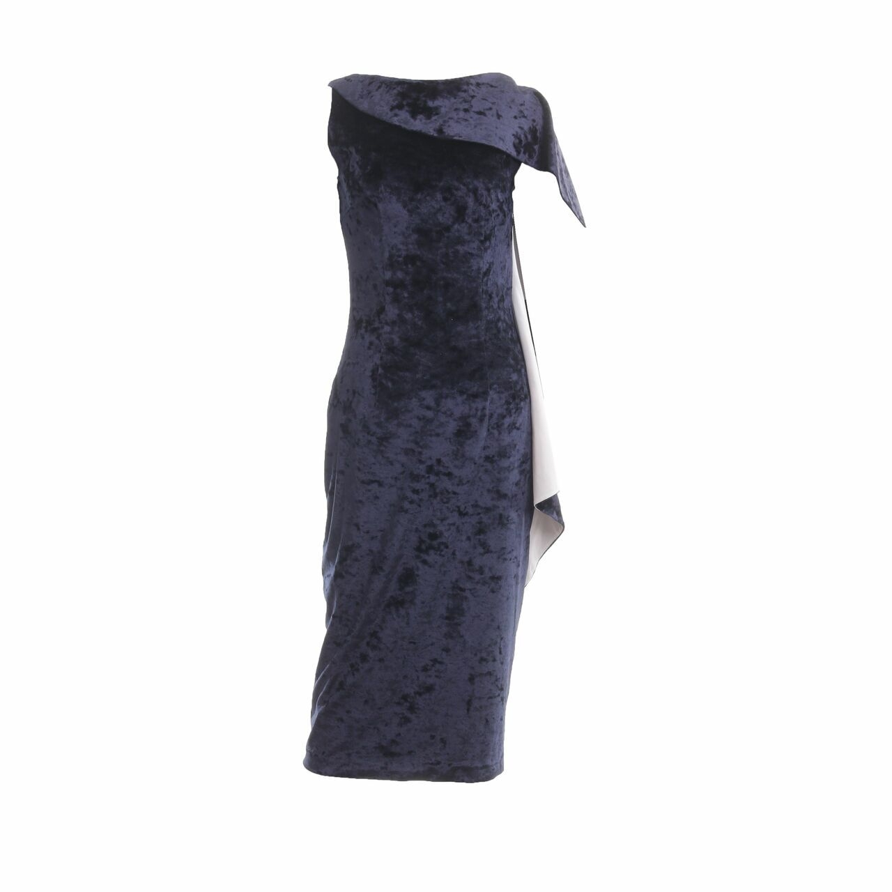 Ciel Dark Blue Velvet Long Dress