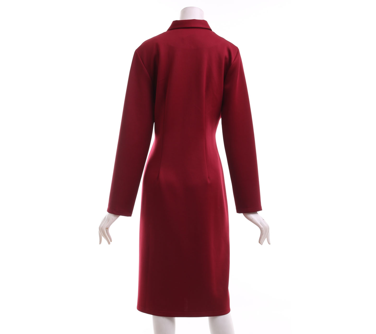 Duma Maroon Midi Dress