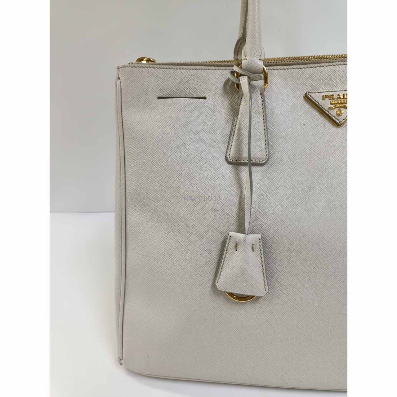 Prada BN1786 Galleria Saffiano Lux Talco 2012 Handbag