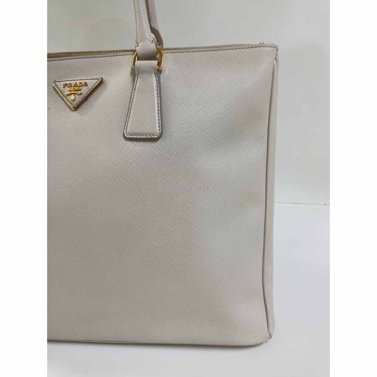 Prada BN1786 Galleria Saffiano Lux Talco 2012 Handbag